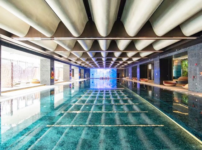 丹东网站建设西安W酒店泳池